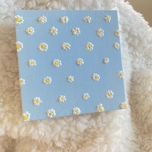 Blue floral painting